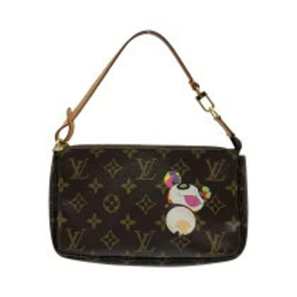 Louis Vuitton Pochette Accessoires Monogram Panda Canvas Shoulder Bag